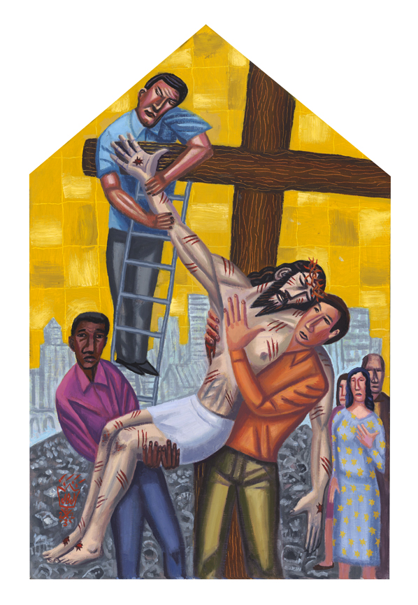 jesus is taken down from the cross descent